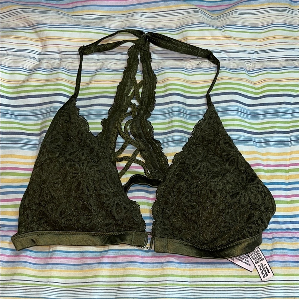 Victoria's Secret Green Lace‎ Bra Intimates